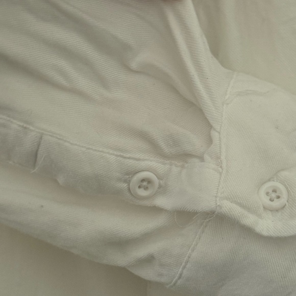 Alexander Wang Women's White Button-Down Shirt - Picture 5 of 12